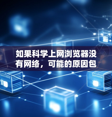 如果科学上网浏览器没有网络，可能的原因包括以下几点