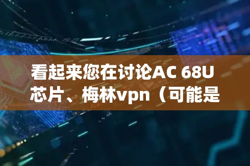 看起来您在讨论AC 68U 芯片、梅林vpn(可能是一种软件或工具)以及科学上网的使用。以下是一个关于这些内容的总结和建议 看起来您在讨论AC 68U 芯片、梅林vpn(可能是一种软件或工具)以及科学上网的使用。以下是一个关于这些内容的总结和建议