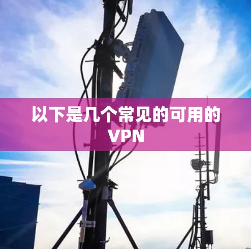 以下是几个常见的可用的VPN 以下是几个常见的可用的VPN