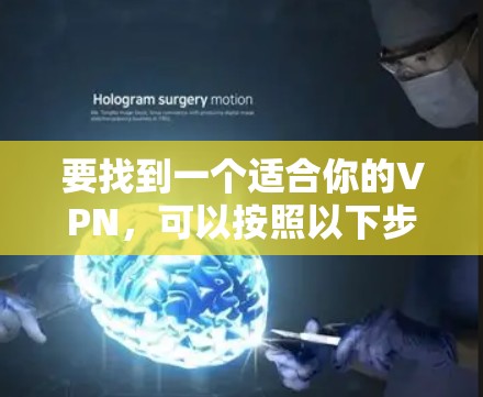 要找到一个适合你的VPN，可以按照以下步骤操作