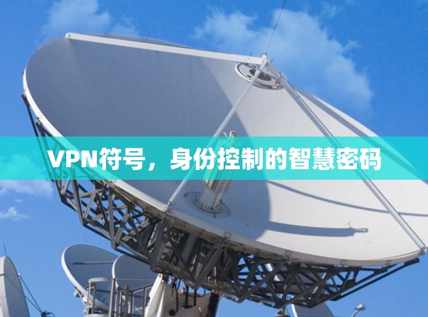 VPN符号，身份控制的智慧密码