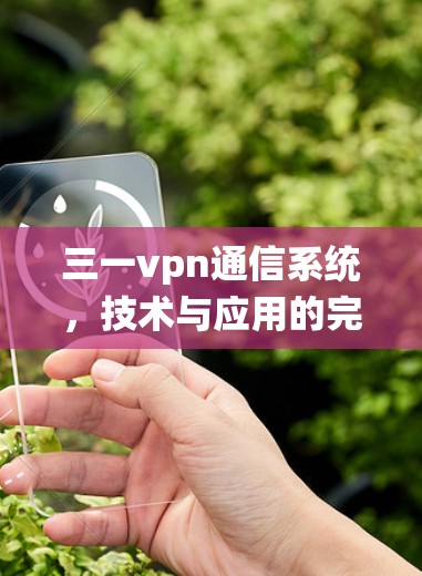 三一vpn通信系统,技术与应用的完美结合 三一vpn通信系统,技术与应用的完美结合