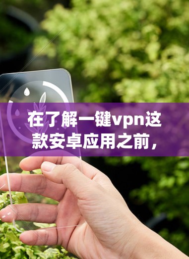 在了解一键vpn这款安卓应用之前,我需要逐步进行研究和验证,以确保我的使用体验和安全性。以下是对一键vpn在安卓平台上的详细分析和使用指南 在了解一键vpn这款安卓应用之前,我需要逐步进行研究和验证,以确保我的使用体验和安全性。以下是对一键vpn在安卓平台上的详细分析和使用指南