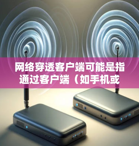 网络穿透客户端可能是指通过客户端（如手机或电脑上的应用程序）来实现对网络资源的穿透和访问。客户端通常被称为客户端，而网络穿透可能是指通过客户端来访问网络设备或资源的功能