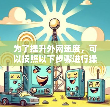 为了提升外网速度，可以按照以下步骤进行操作
