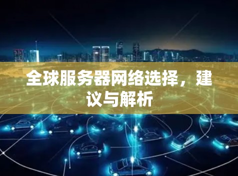 全球服务器网络选择,建议与解析 全球服务器网络选择,建议与解析