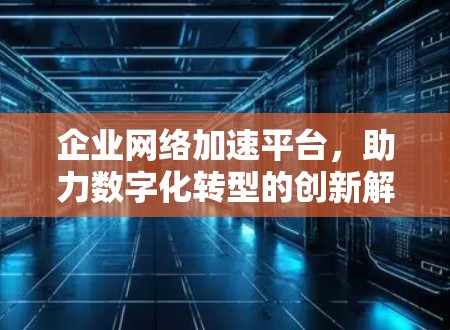 企业网络加速平台,助力数字化转型的创新解决方案 企业网络加速平台,助力数字化转型的创新解决方案